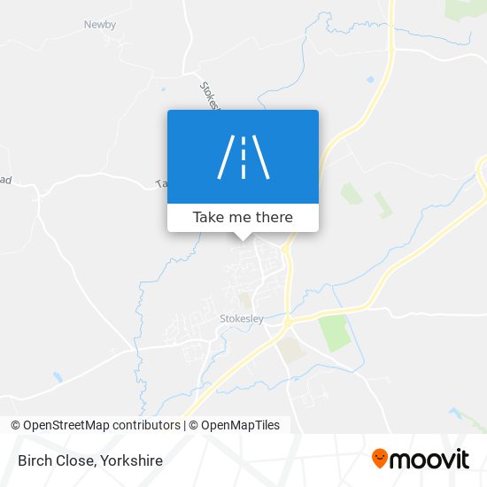 Birch Close map