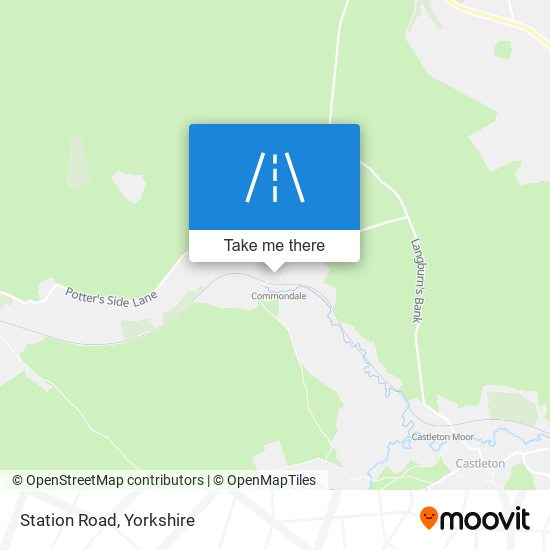 Station Road map