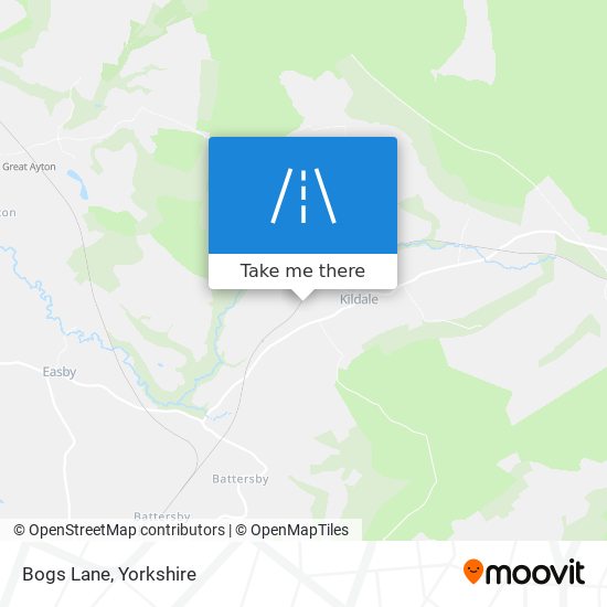 Bogs Lane map