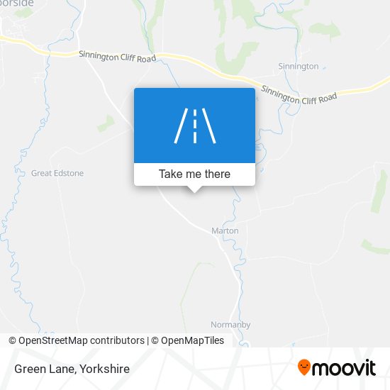 Green Lane map