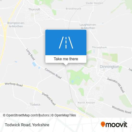 Todwick Road map