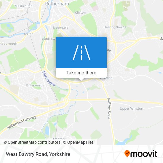 West Bawtry Road map