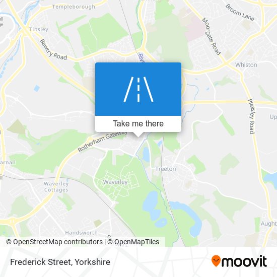 Frederick Street map