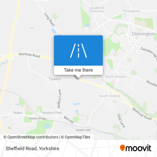 Sheffield Road map
