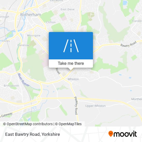 East Bawtry Road map