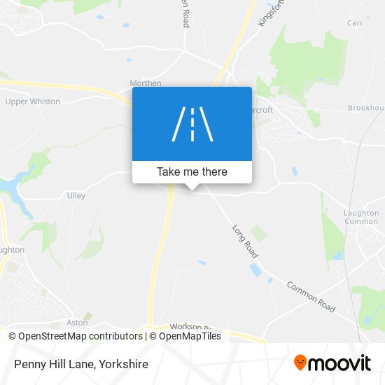 Penny Hill Lane map