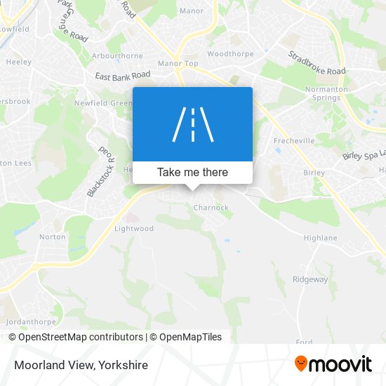 Moorland View map