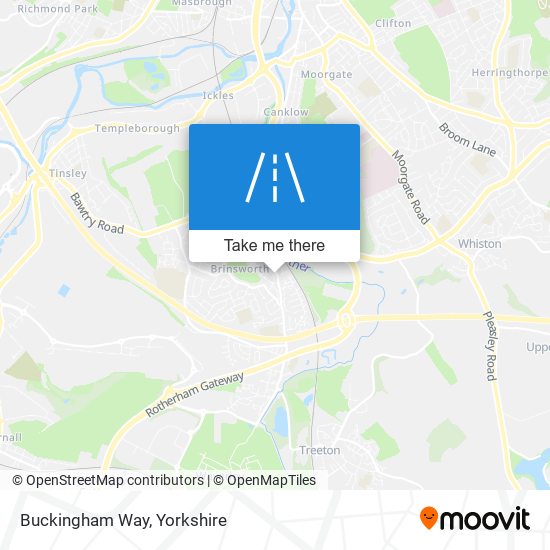 Buckingham Way map