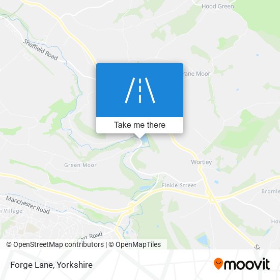 Forge Lane map