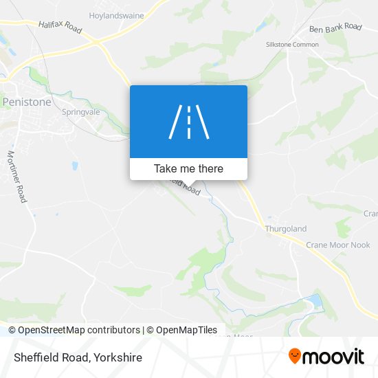 Sheffield Road map