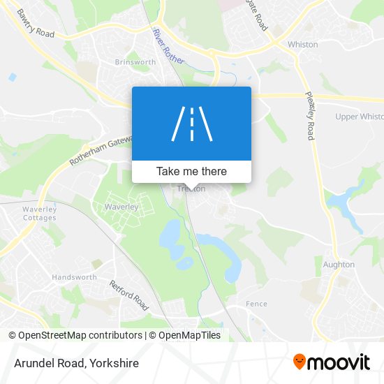 Arundel Road map