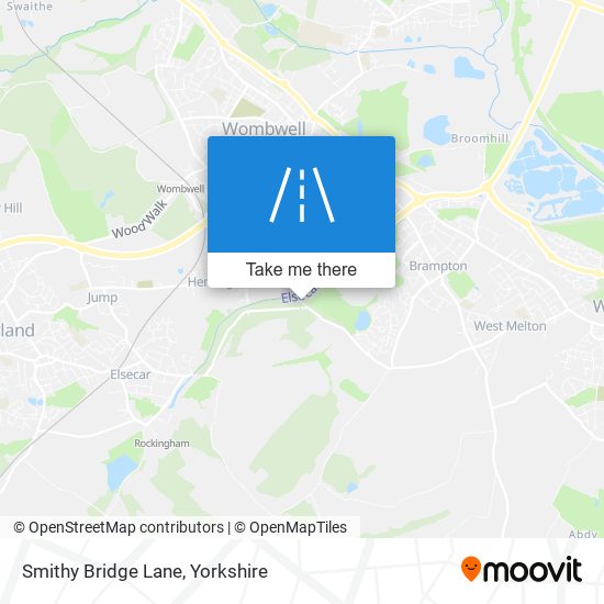 Smithy Bridge Lane map