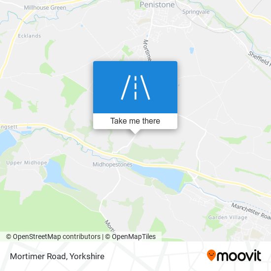 Mortimer Road map