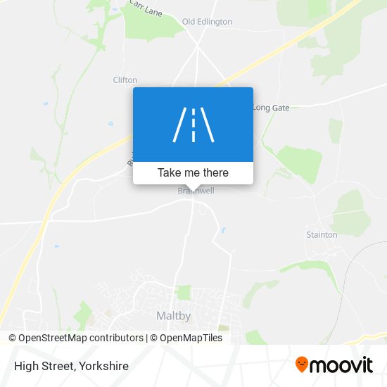 High Street map