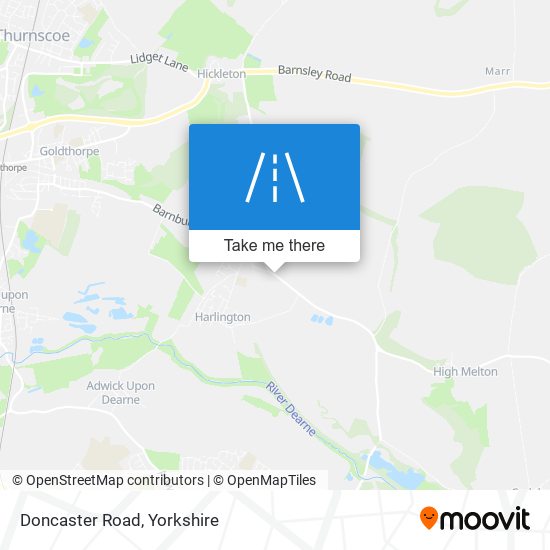 Doncaster Road map