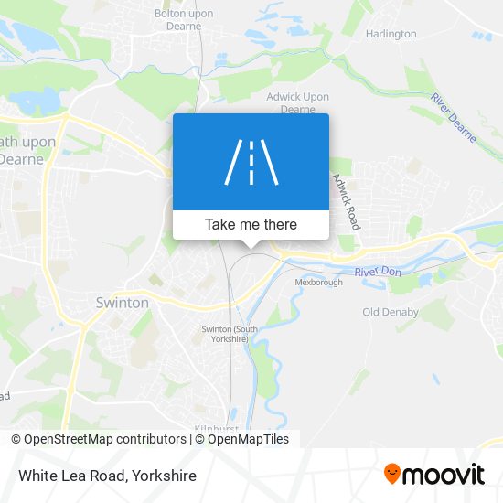 White Lea Road map