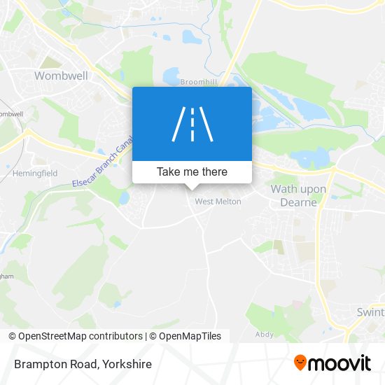 Brampton Road map