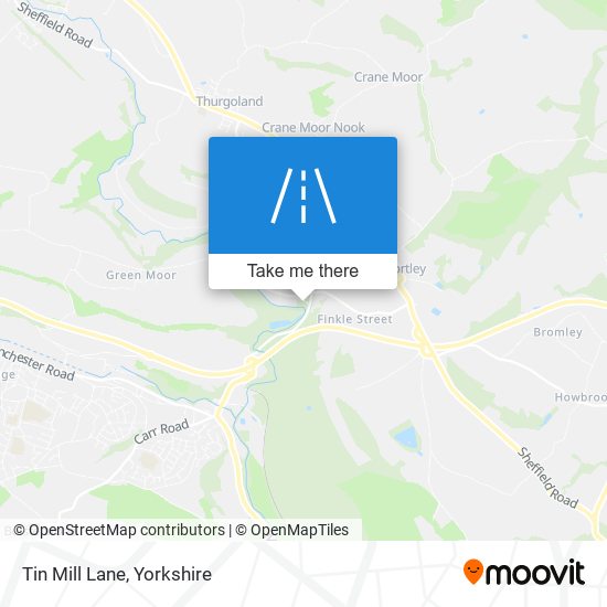 Tin Mill Lane map