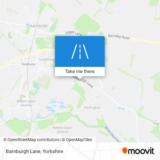 Barnburgh Lane map