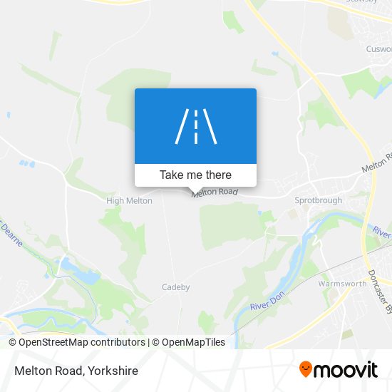 Melton Road map