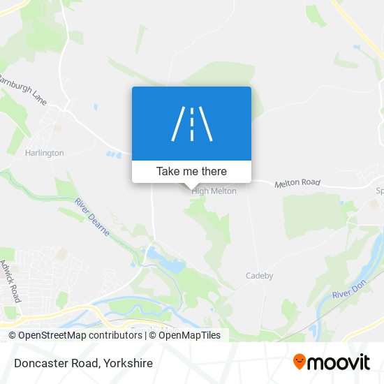 Doncaster Road map