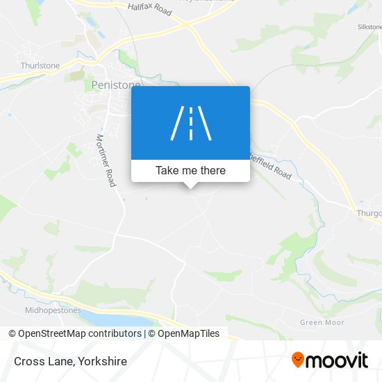 Cross Lane map