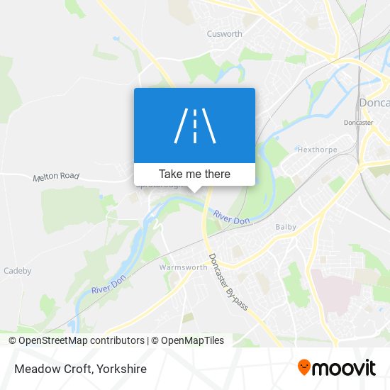 Meadow Croft map