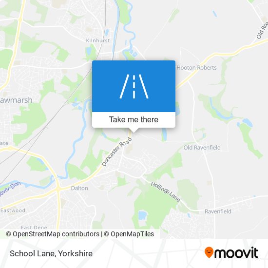 School Lane map