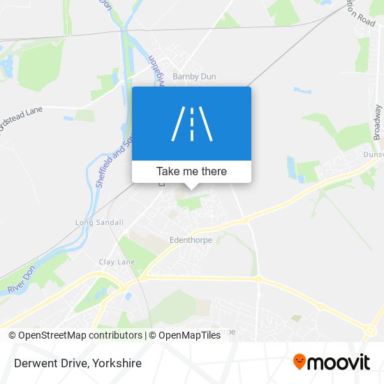 Derwent Drive map