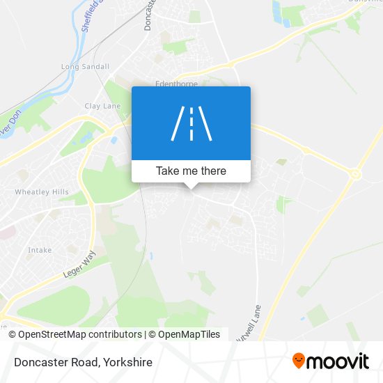 Doncaster Road map