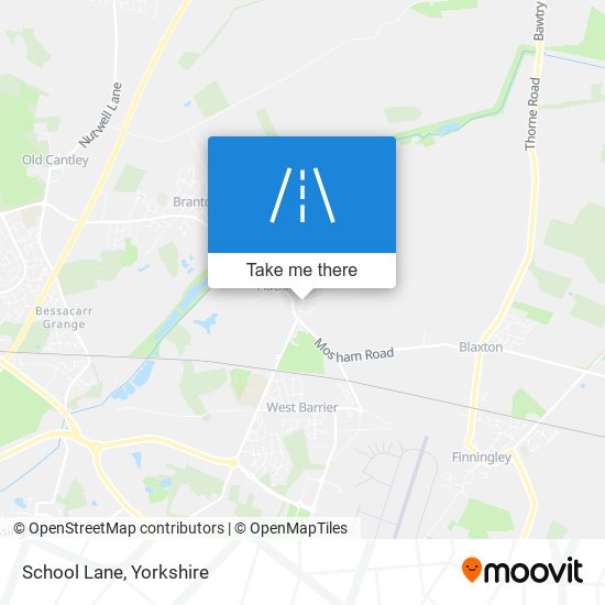 School Lane map