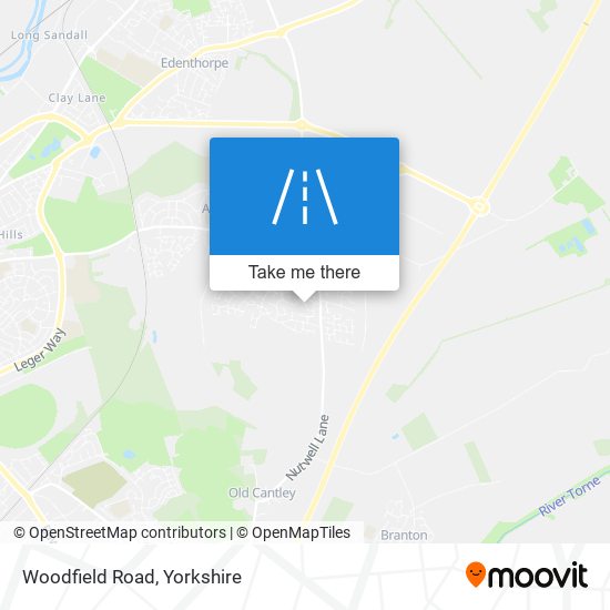 Woodfield Road map
