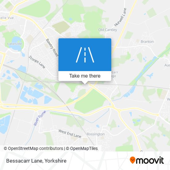 Bessacarr Lane map