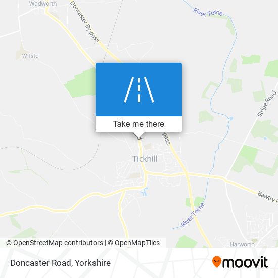 Doncaster Road map