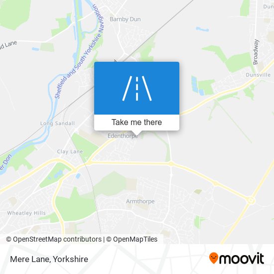 Mere Lane map