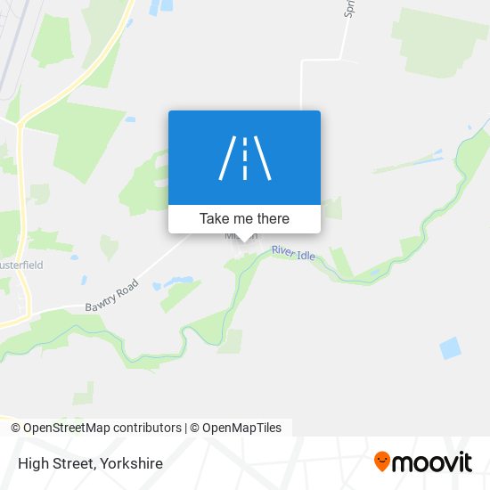 High Street map