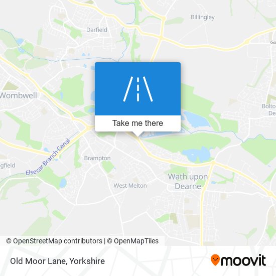 Old Moor Lane map