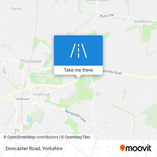 Doncaster Road map