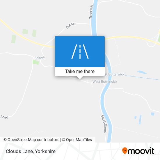 Clouds Lane map
