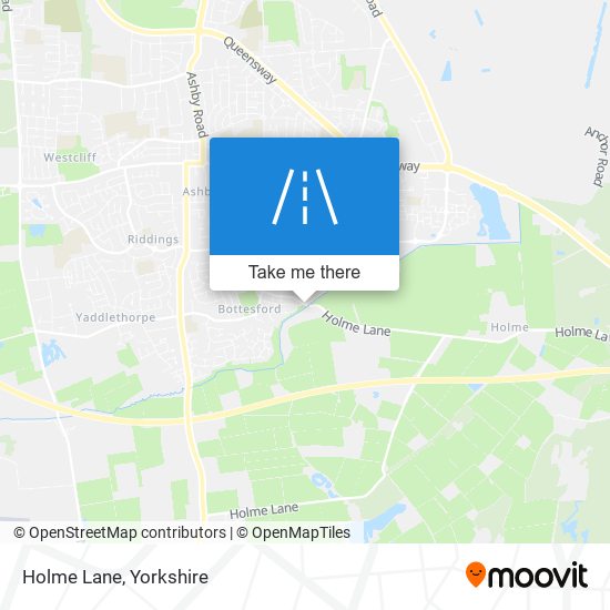 Holme Lane map