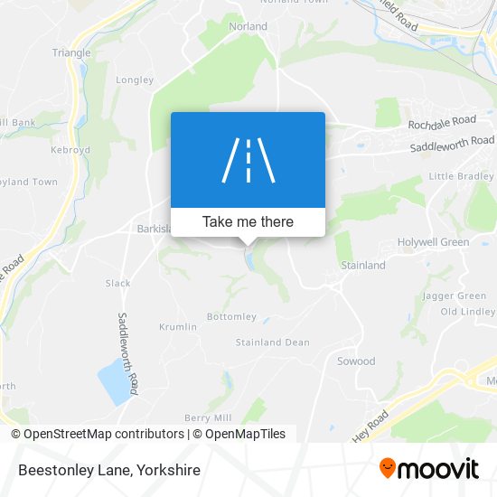 Beestonley Lane map