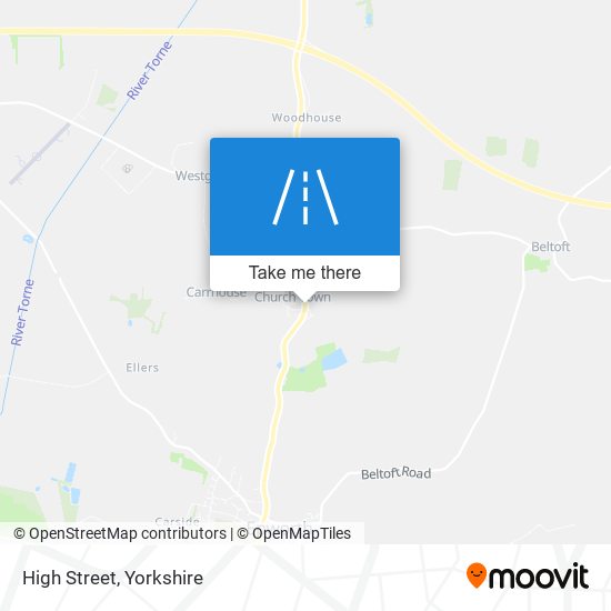 High Street map