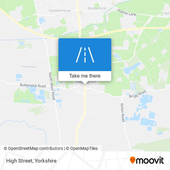 High Street map