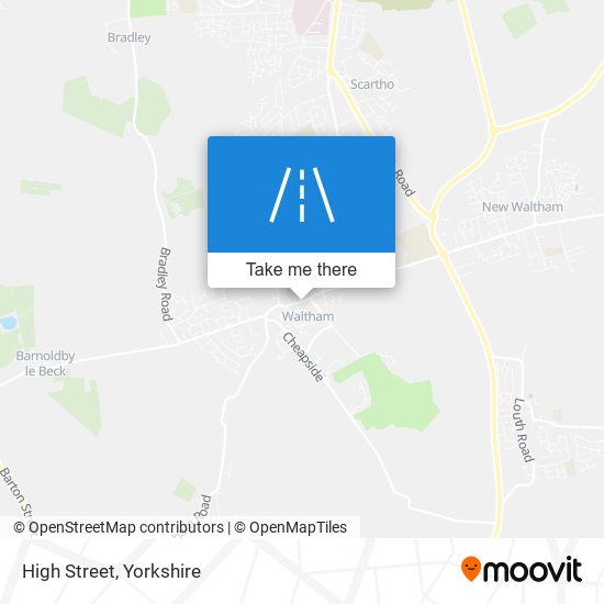 High Street map