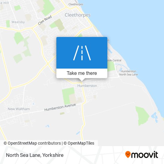 North Sea Lane map