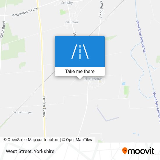 West Street map