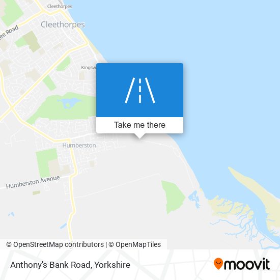 Anthony's Bank Road map