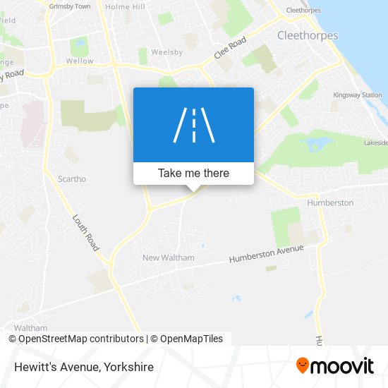 Hewitt's Avenue map