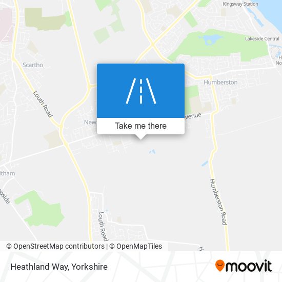 Heathland Way map