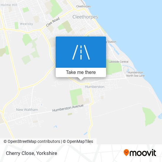 Cherry Close map